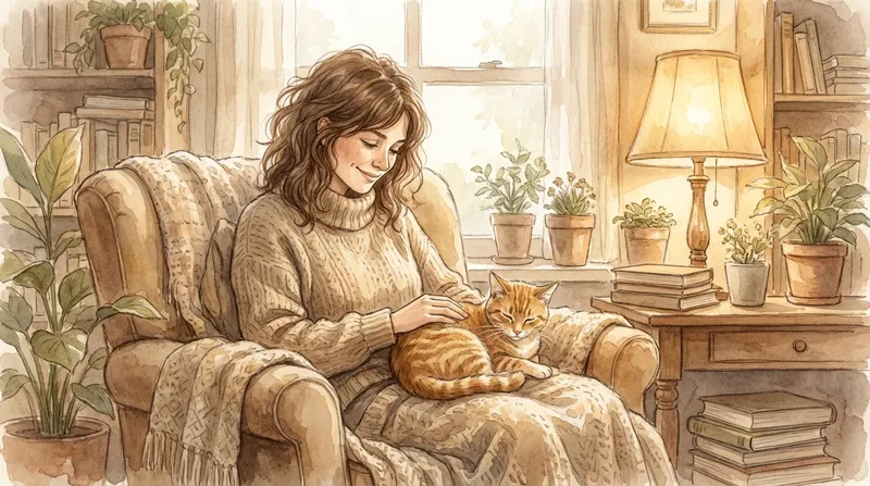 Parent de chat et son compagnon